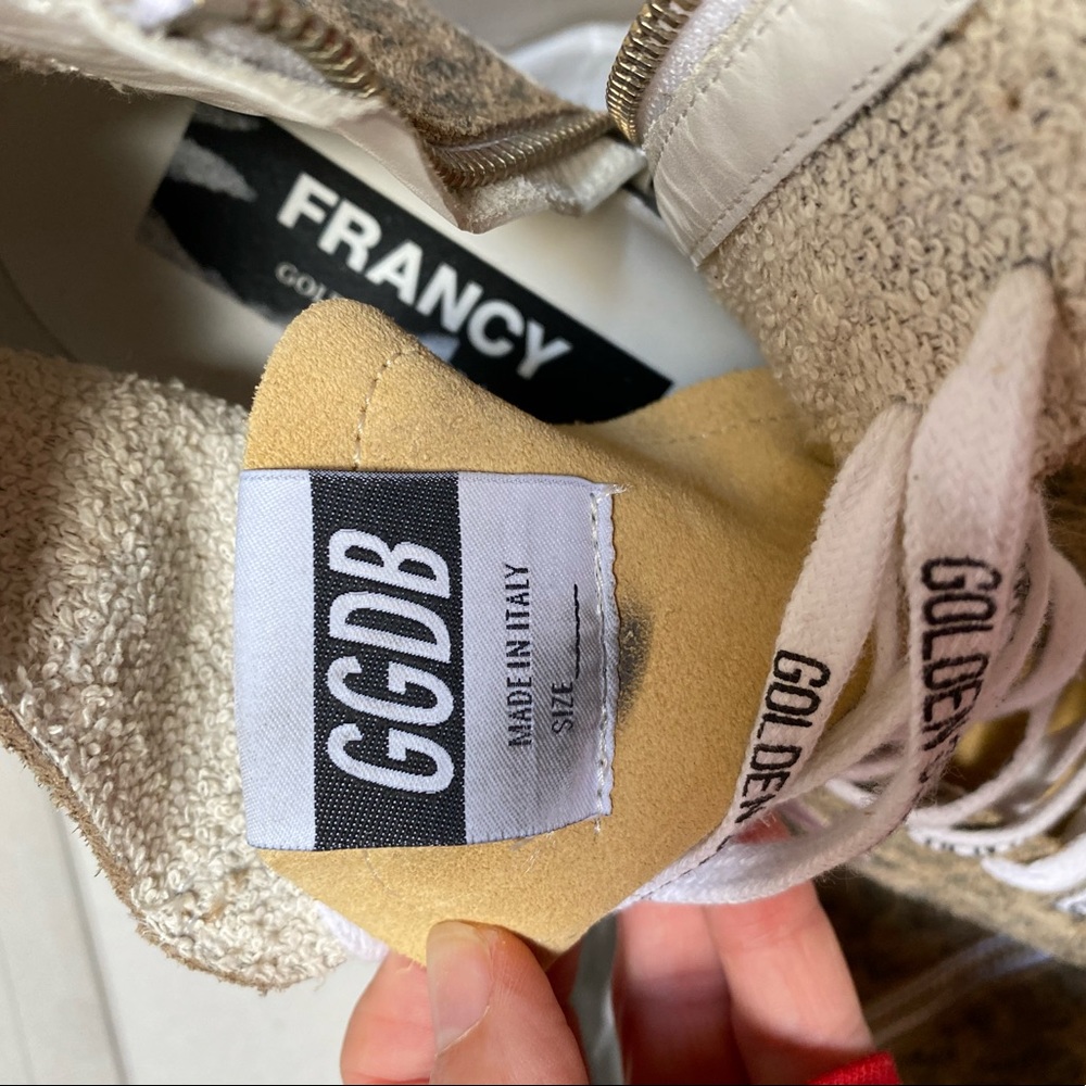 NIB Golden Goose Francy Leopard Suede Sneaker, 41 - Picture 15 of 16